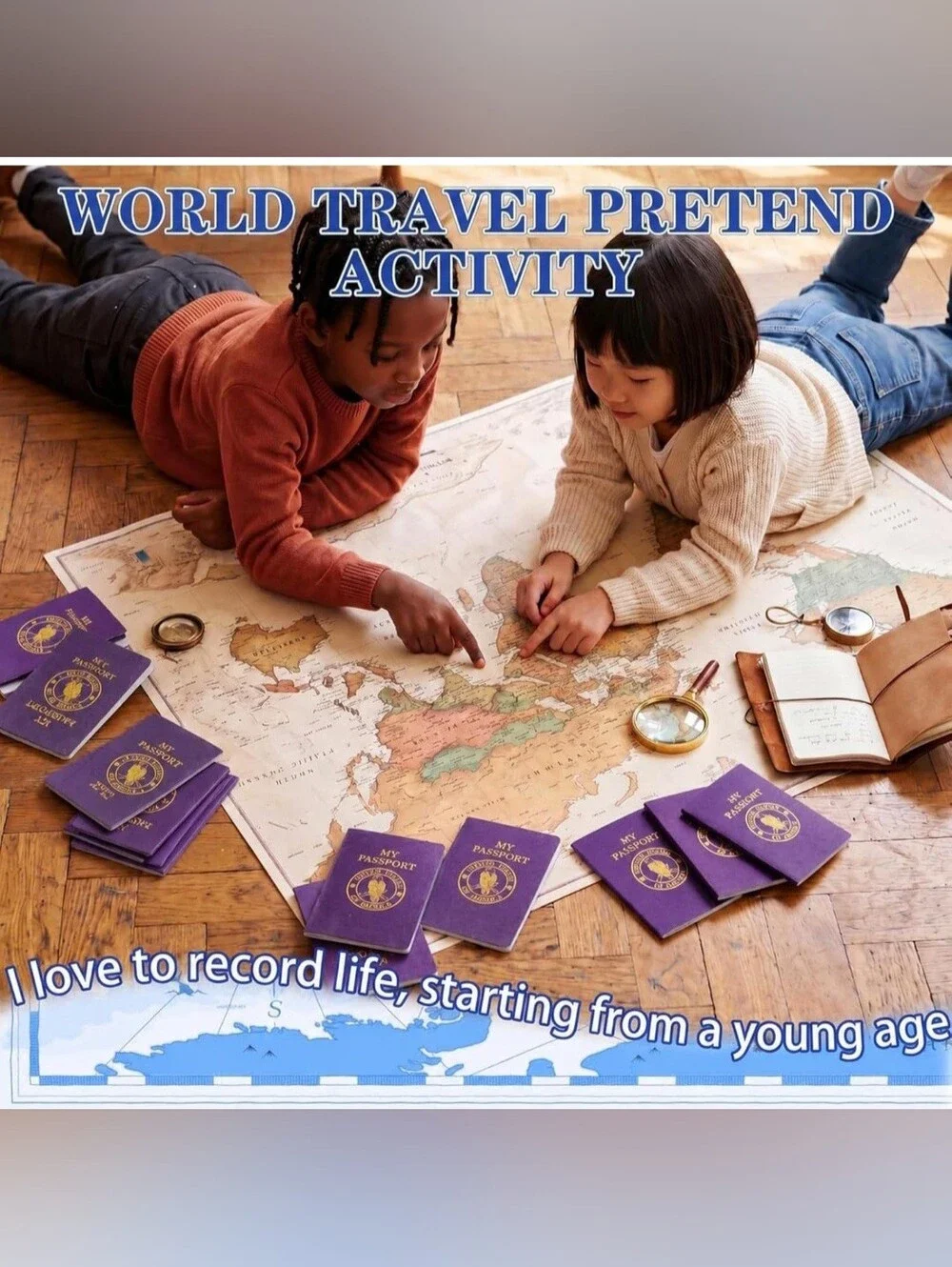 My Passport Party Favor Booklets - Purple - Bulk Pack (115)